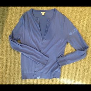 Light Blue J Crew Caryn Cardigan